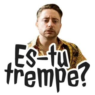 🥰 Es-tu trempe? français, expression, question, mouillé, trempé telegram sticker