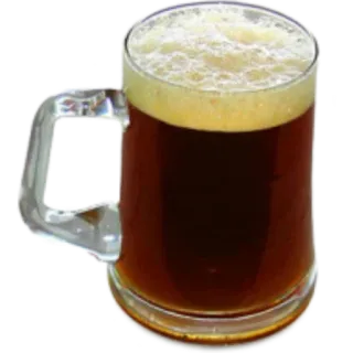 😢 beer, mug, drink, alcohol, beverage whatsapp sticker
