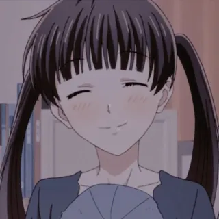 🥰 Anime, Gadis, Imut, Kartun, Karakter, Tersenyum, Kuncir dua telegram sticker