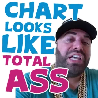 🤣 CHART
LOOKS
LIKE
TOTAL
ASS Мем, Выражение, График, Задница, Итого, Мужчина whatsapp sticker