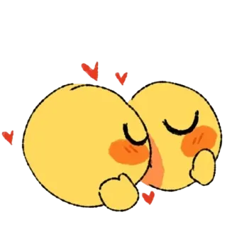 ♥️ Эмодзи, Любовь, Милый, Привязанность, Сердце, Румянец telegram sticker