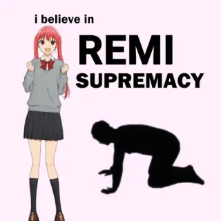 🙇 Remi i believe in
REMI
SUPREMACY Аниме, Персонаж, Реми, Превосходство, Манга, Фанатское творчество telegram sticker