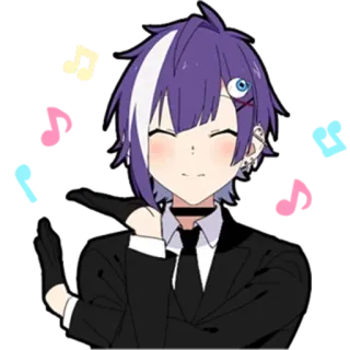 🙂 anime, character, cute, sticker, manga telegram sticker