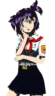 Cute Lena telegram stickers