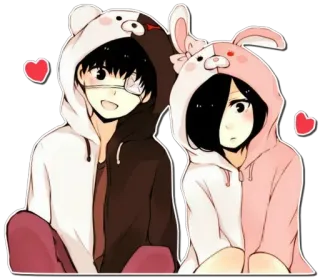 Tokyo Ghoul ~@AnimeLibrary_Stickers telegram stickers