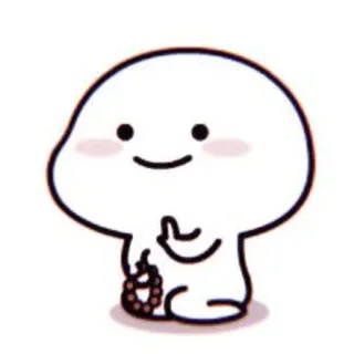 🦋 Cartoon, Figur, Niedlich, Blob, Illustration whatsapp sticker
