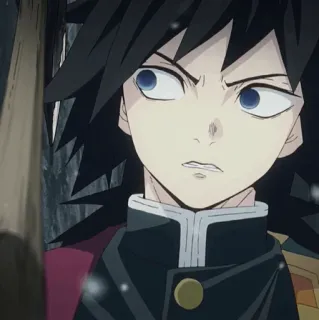 🌊 Giyu Tomioka Demon Slayer アニメ, 鬼滅の刃, 冨岡義勇, 漫画, キャラクター whatsapp sticker