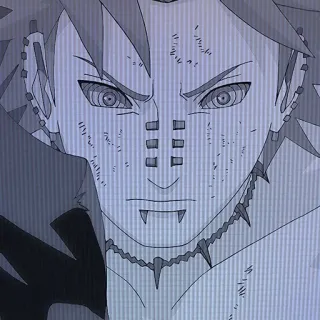 😠 Pain Naruto Anime, Karakter, Ninja, Akatsuki, Penjahat telegram sticker