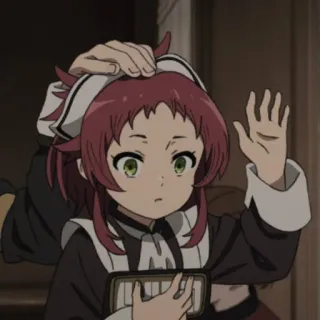 😧 anime, kind, meisje, schattig telegram sticker