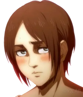 😳 Ymir Attack on Titan อนิเมะ, มังงะ, Ymir, ผ่าพิภพไททัน, น่ารัก, หน้าแดง telegram sticker