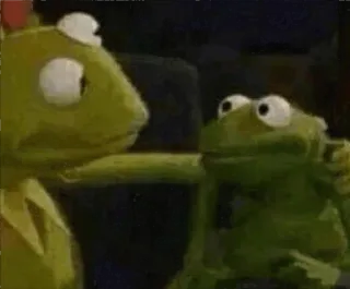 🙂 Kermit the Frog The Muppets whatsapp sticker