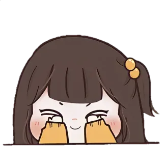 🎐 Hoạt hình, Cô gái, Dễ thương, Kawaii, Anime, Hình dán telegram sticker