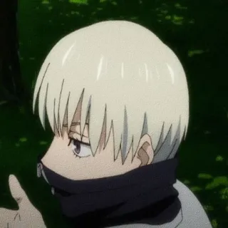 🍲 Toge Inumaki Jujutsu Kaisen Anime, Toge Inumaki, Jujutsu Kaisen, Postać, Naklejka telegram sticker