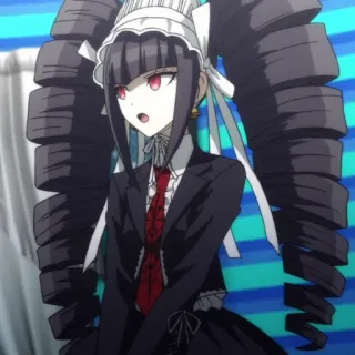 🃏 Celestia Ludenberg Danganronpa Anime, Mangá, Danganronpa, Celestia Ludenberg, Gótico, Personagem telegram sticker
