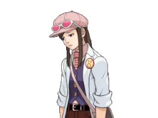 😞 Mia Fey Ace Attorney Anime, Triste, Chateado, Mia Fey, Ace Attorney, Advogado telegram sticker