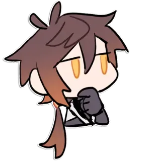 Tartali [Genshin impact] by raintides @keiriststicks whatsapp stickers