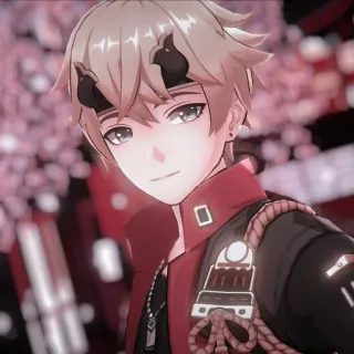 🍁 Thoma Genshin Impact 动漫, 原神, 托马, 角色, 电子游戏 telegram sticker