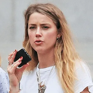 🥀 Amber Heard actress, celebrity, woman, blonde, person telegram sticker