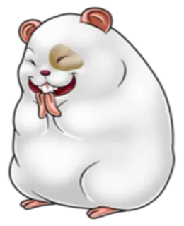 😃 hamster, cute, animal, pet, rodent telegram sticker