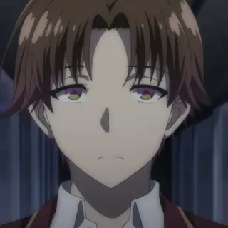 🎲 Anime, Menino, Adolescente, Classroom of the Elite whatsapp sticker