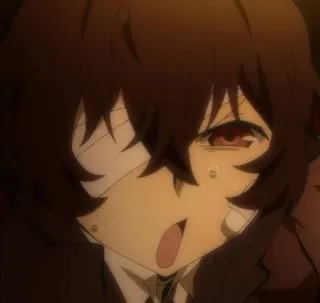 🖤 Osamu Dazai Bungou Stray Dogs Anime, Bungou Stray Dogs, Dazai, Osamu Dazai, Postać telegram sticker