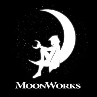 🌙 MoonWorks พระจันทร์, โลโก้บริษัท, ภาพเงา, ดาว whatsapp sticker