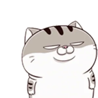 🥺 Katze, Aufkleber, süß, Tier, Hauskatze, Cartoon telegram sticker