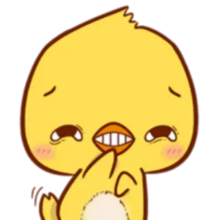😶 pintinho, pássaro, fofo, desenho animado, animal telegram sticker
