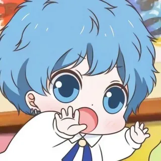 ❤️ Аниме, Малыш, Чиби, Милый, Мультфильм telegram sticker