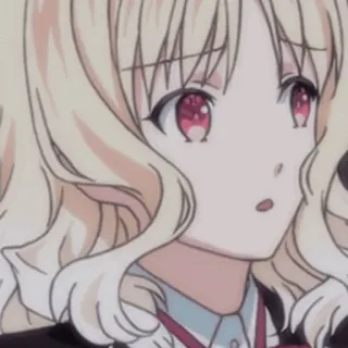 🗝 Anime, Manga, Blonde, Fille, Personnage whatsapp sticker