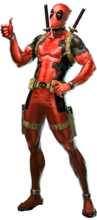 👍 Deadpool Deadpool, Marvel, Superhero, Comics, Swords, Thumbs up telegram sticker