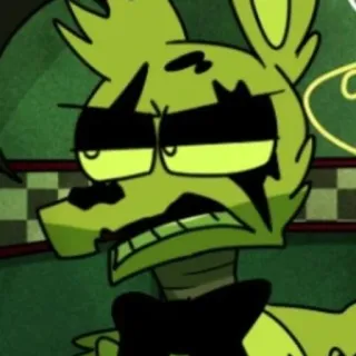 🌟 Springtrap Five Nights at Freddy's animatronic, rabbit, horror, videogame telegram sticker