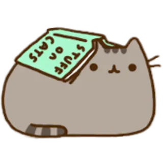 📘 CATS
ON
STUFF 猫, ステッカー, 可愛い, 漫画 telegram sticker