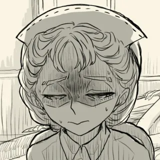 ☔️ nurse, sad, anime, manga, concerned, distressed telegram sticker