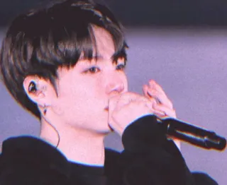 🥺 kpop, singer, microphone, performer, music, idol whatsapp sticker
