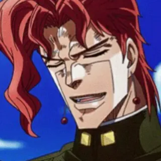😆 Noriaki Kakyoin JoJo's Bizarre Adventure Anime, Jojo, Kakyoin, Wiśnia, Noriaki Kakyoin telegram sticker