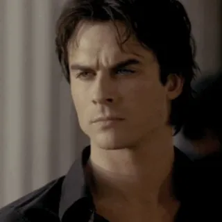 🖤 Damon Salvatore The Vampire Diaries vampir, serial TV, drama, Ian Somerhalder, supranatural telegram sticker