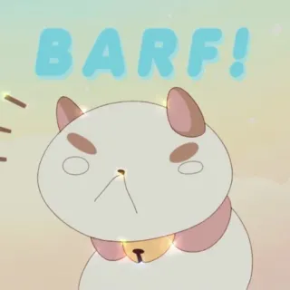 🥯 BARF! gatto, cartone animato, vomito, divertente, animale, carino telegram sticker