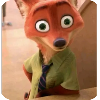 ☺ Nick Wilde Zootopia whatsapp sticker