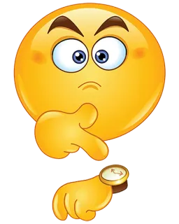 😴 Emoji, Temps, Attente, Montre, Jaune, Visage telegram sticker
