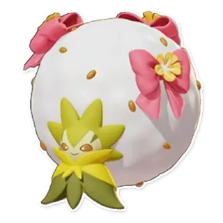 ☀️ Lilligant Pokemon Fragilady, Pokémon, Type Plante, Fleur, Mignon, Autocollant telegram sticker