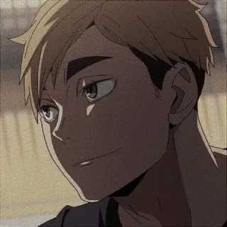 🥞 anime, portret, chłopak telegram sticker