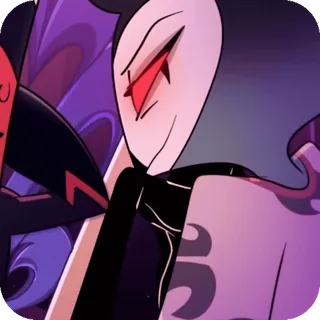 😑 Stolas Helluva Boss Cartoon, Dämon, Eule, Helluva Boss, Stolas telegram sticker