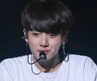 😭 Jungkook K-pop, BTS, singer, idol, music, portrait telegram sticker