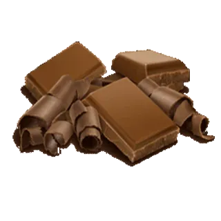 🍫 chocolate, sobremesa, doce, comida, cacau, chocolates telegram sticker