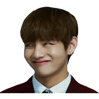 😊 V (Kim Taehyung) V, Kim Taehyung, BTS, K-Pop, Sänger, Koreanischer Pop, Meme telegram sticker