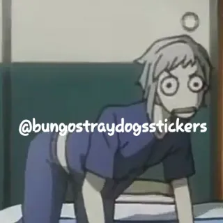 ☠️ Bungo Stray Dogs @bungostraydogsstickers anime, manga, cartoon, sticker, bungo stray dogs telegram sticker