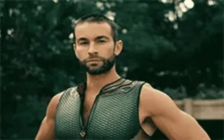 🐙 The Deep The Boys The Boys, The Deep, Chace Crawford, superhero, Amazon Prime, satire whatsapp sticker
