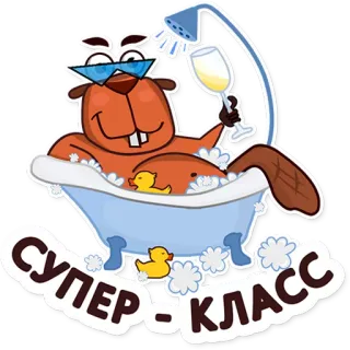 бобры Hostpro telegram stickers