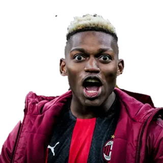 😮 futebol, futebol, atleta, jogador, esportes, Milan telegram sticker